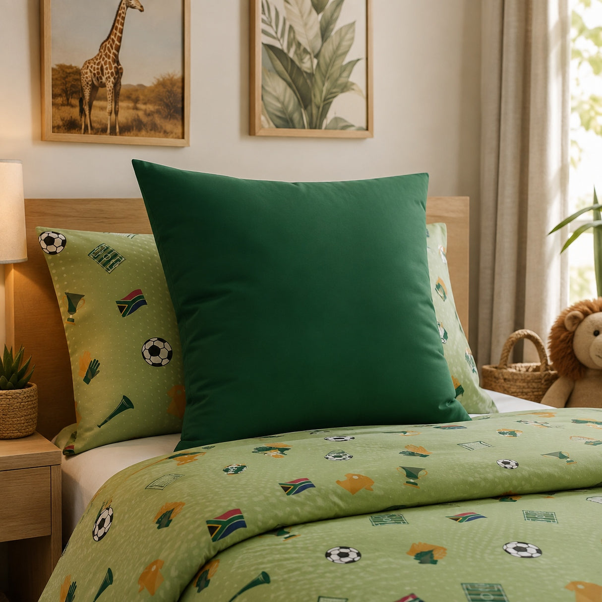 South African Green Kids’ Continental Pillowcase