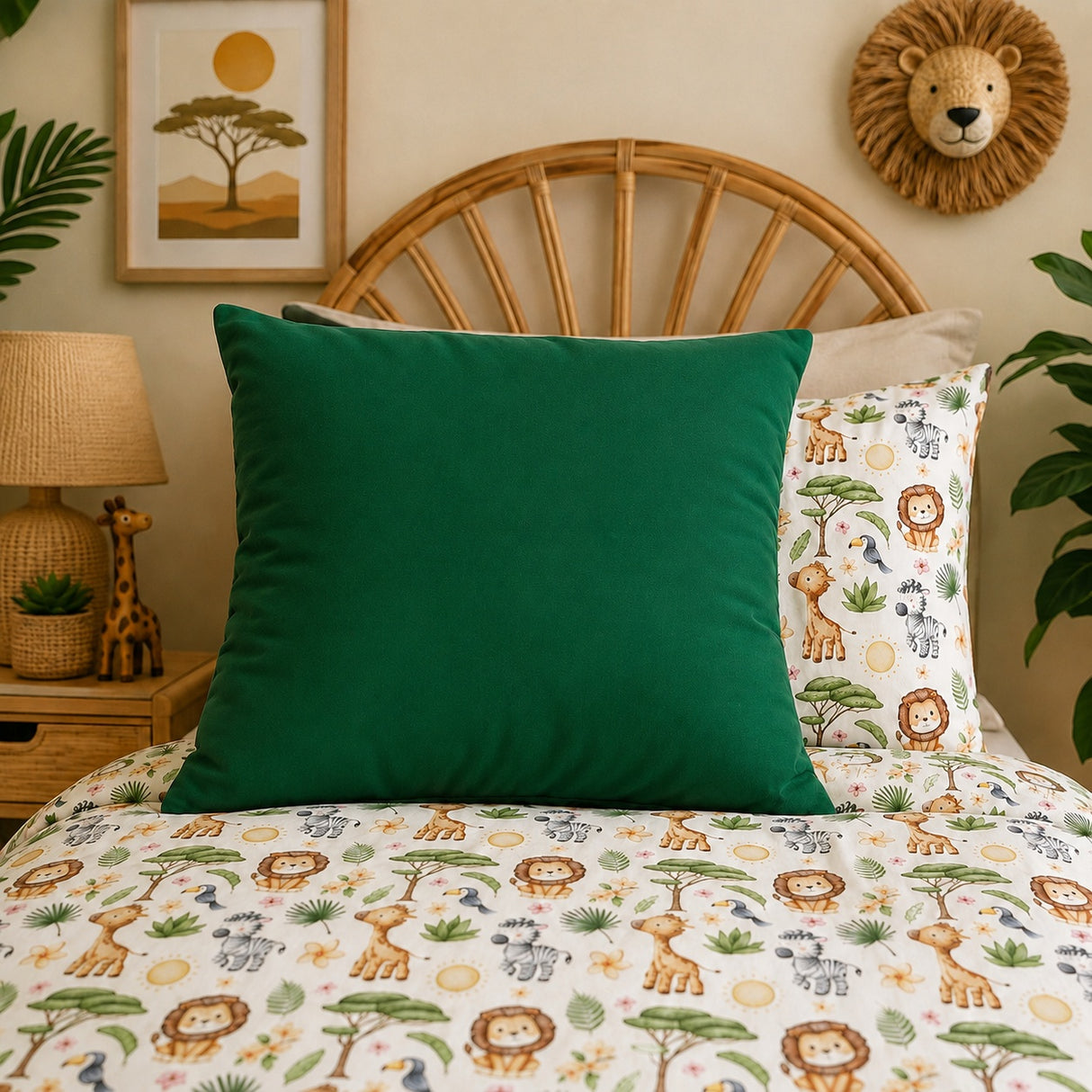 South African Green Kids’ Continental Pillowcase