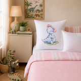 Cala the Parasaurolophus Kids’ Continental Pillowcase
