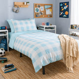 Caribbean Blue Bamboo Fitted Sheet
