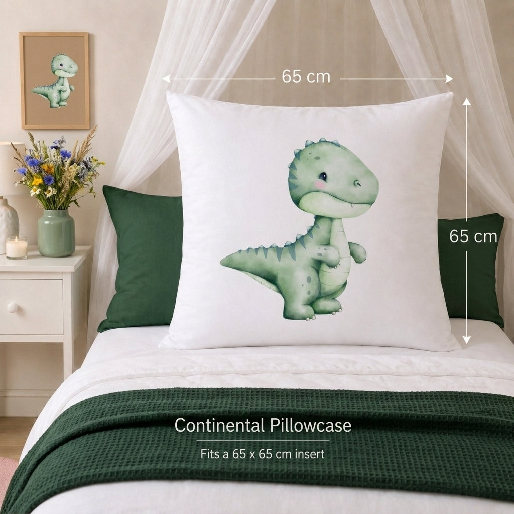 Bumble the Baby T-Rex Kids’ Continental Pillowcase