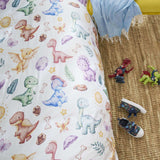 magical dinosaur kids duvet cover close up picture