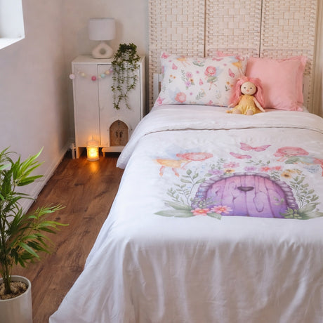 Fairy Kids Bamboo Duvet Cover Set | Reversible Bedding South Africa