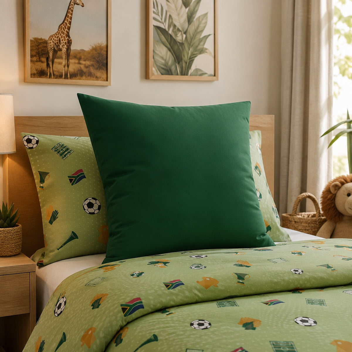 South African Green Kids’ Continental Pillowcase