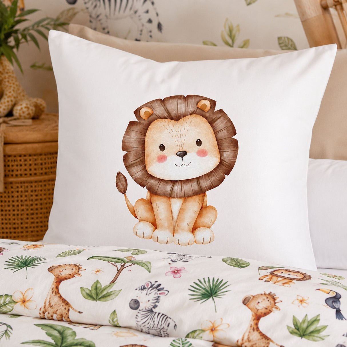 Zazu the Lion Kids’ Continental Pillowcase