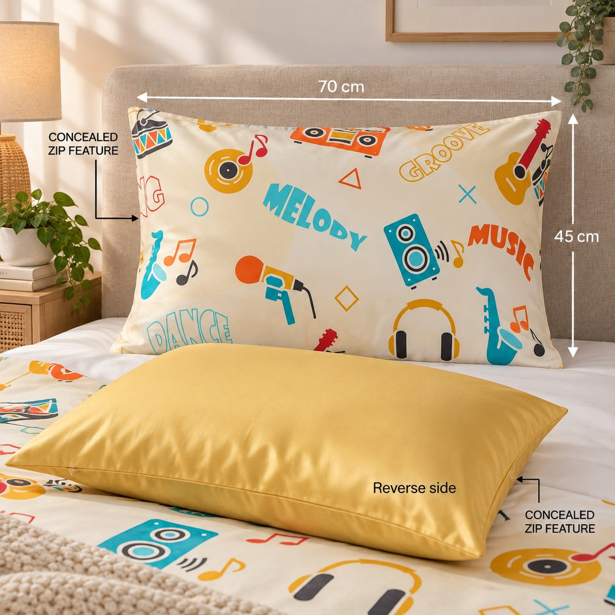 Music Lover Bamboo Pillowcase