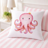 Ollie the Octopus Kids’ Continental Pillowcase
