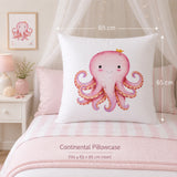 Ollie the Octopus Kids’ Continental Pillowcase