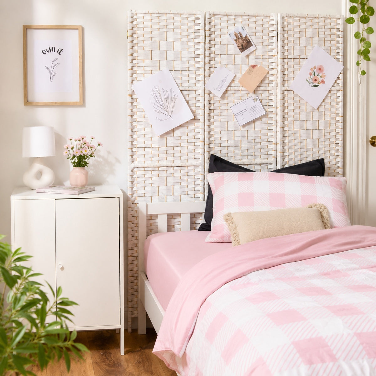 Rose Quartz Pink Bamboo Top Sheet