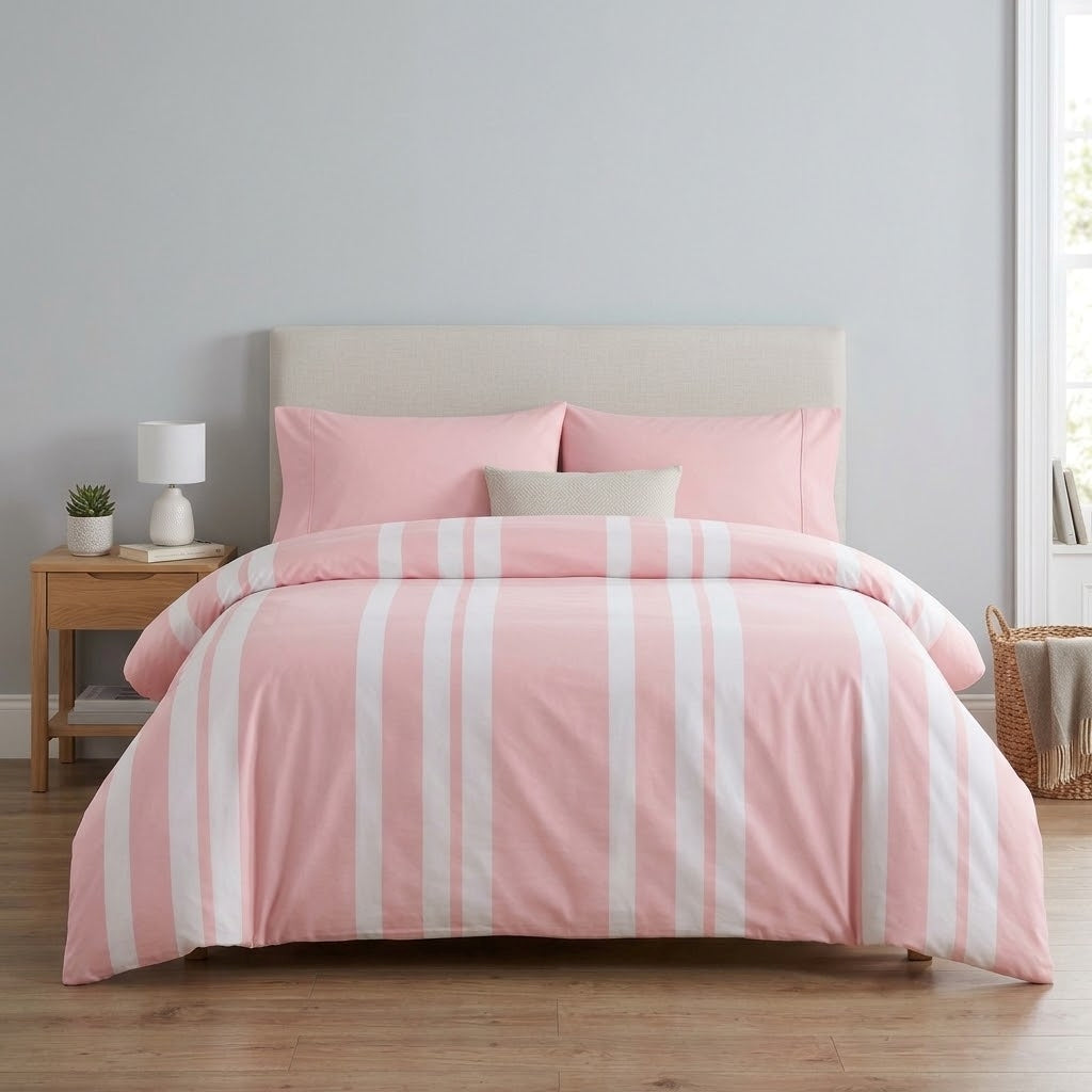 Rose Quartz Pink Bamboo Standard Pillowcase