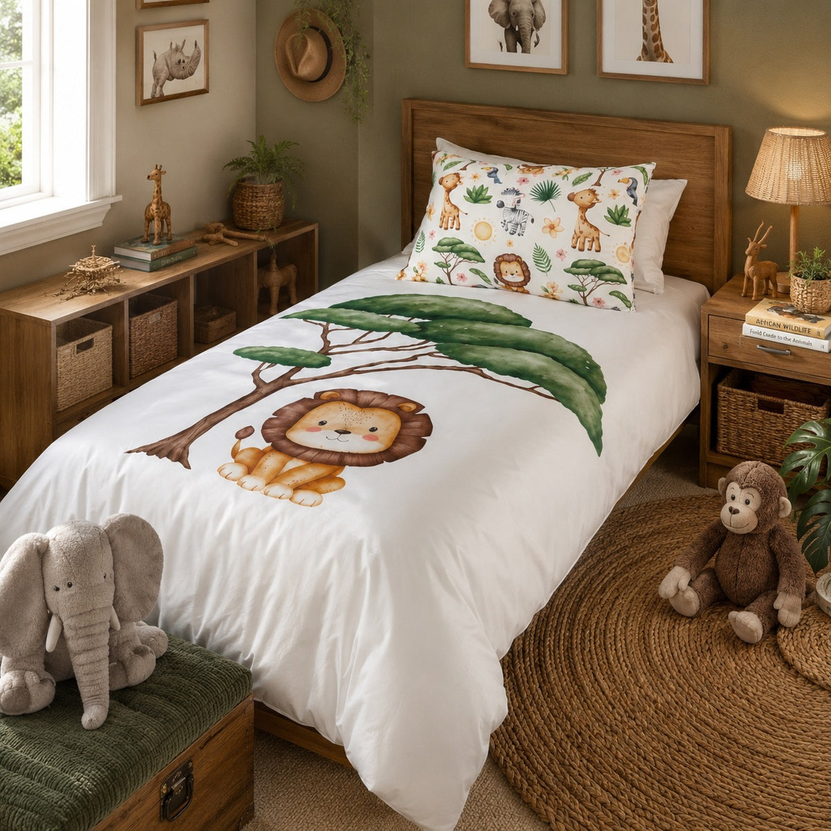 South African Animals Bamboo Pillowcase