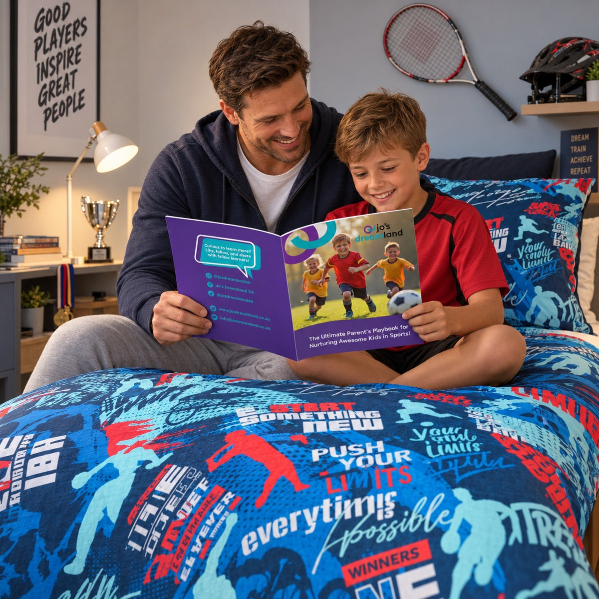Sports Motivation Snuggle & Learn Booklet