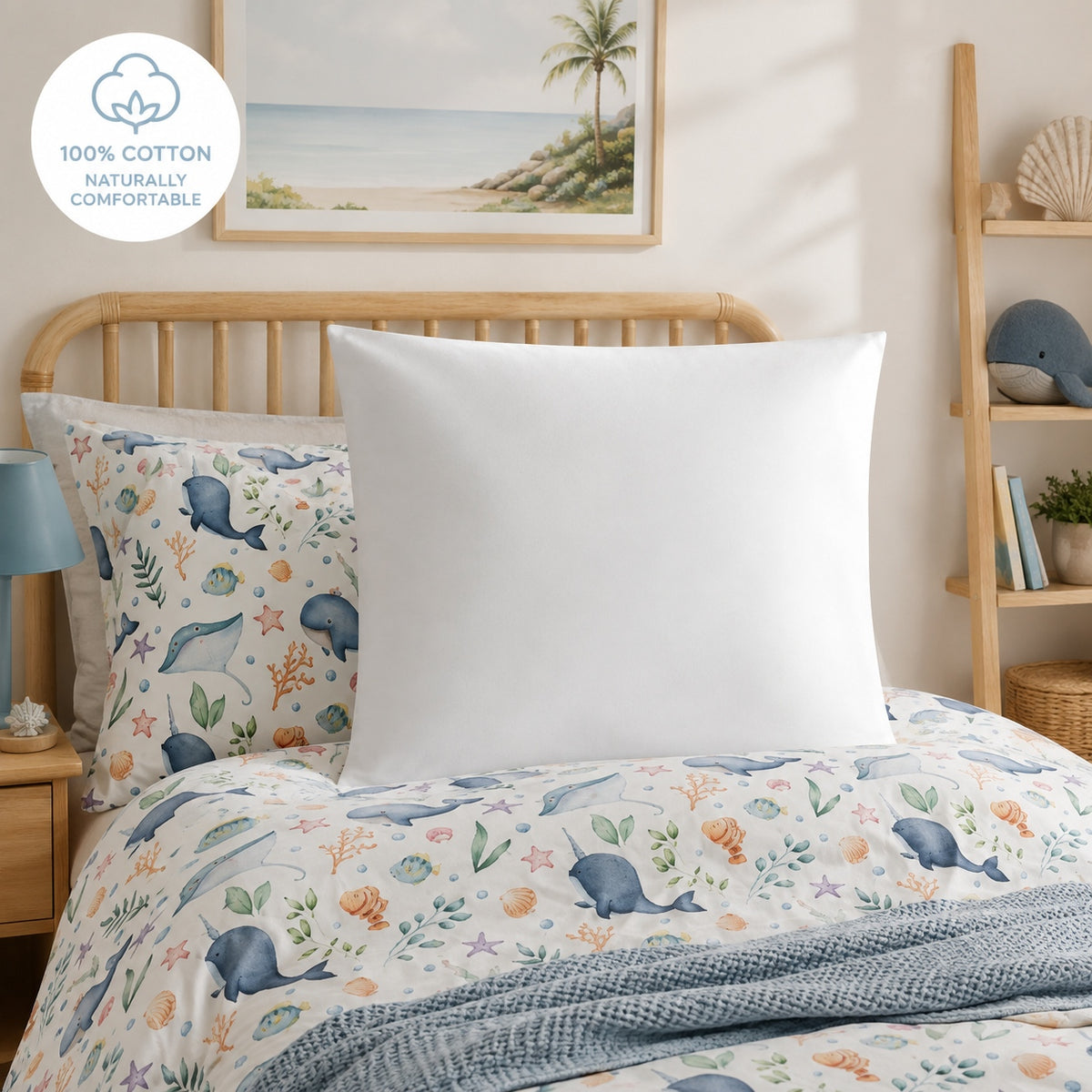 Classic White Kids’ Continental Pillowcase