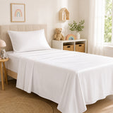 Snowy White Bamboo Top Sheet